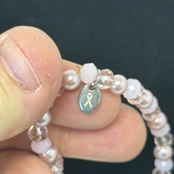 Tocara stainless steel bracelet breast cancer French - Picture 3 of 4